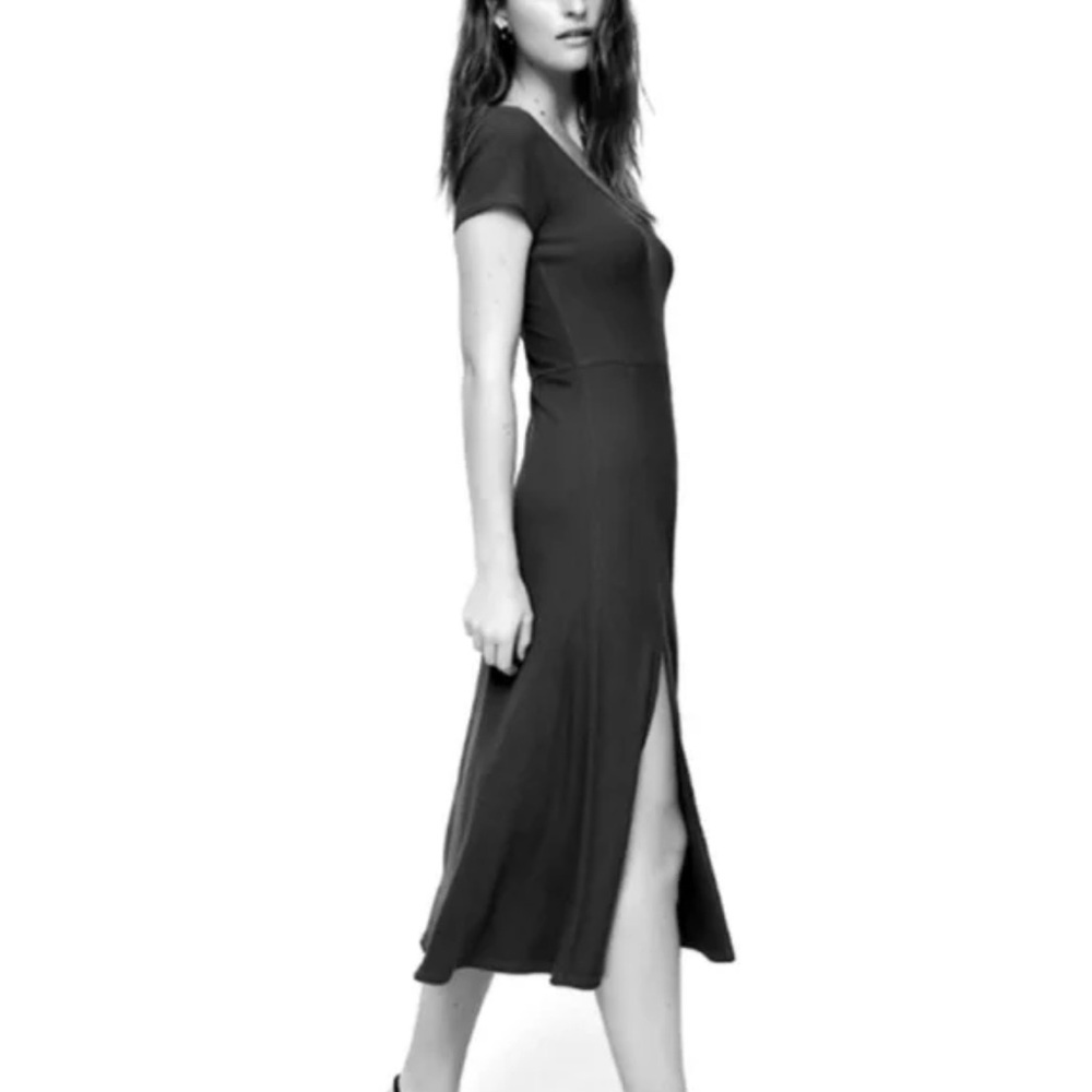 Aritzia Wilfred Oralie Dress Black SZ small